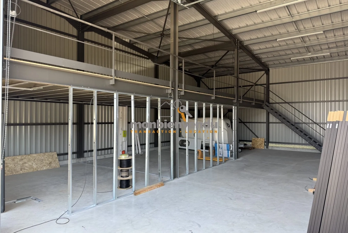 Dépôt neuf de 222 m² à vendre à Ytrac, emplacement stratégique 