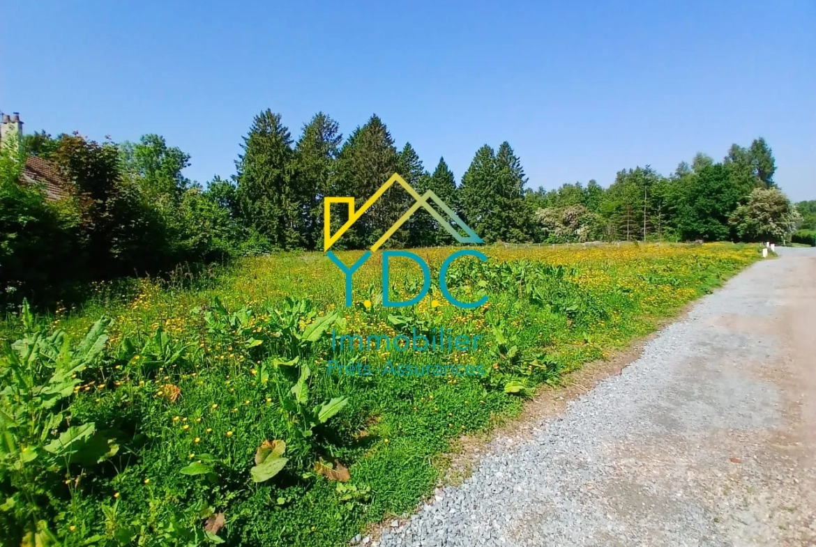 Terrain constructible viabilisé à Yerville - 1425 m² idéal pour construire 