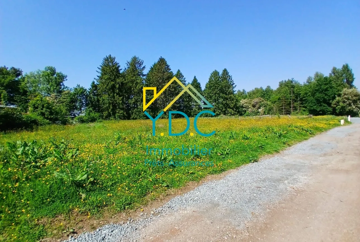 Terrain constructible viabilisé à Yerville - 1425 m² idéal pour construire 