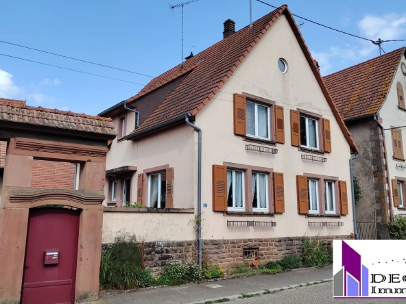 Grand corps de ferme à Bischholtz avec dépendances et terrain de 25 ares