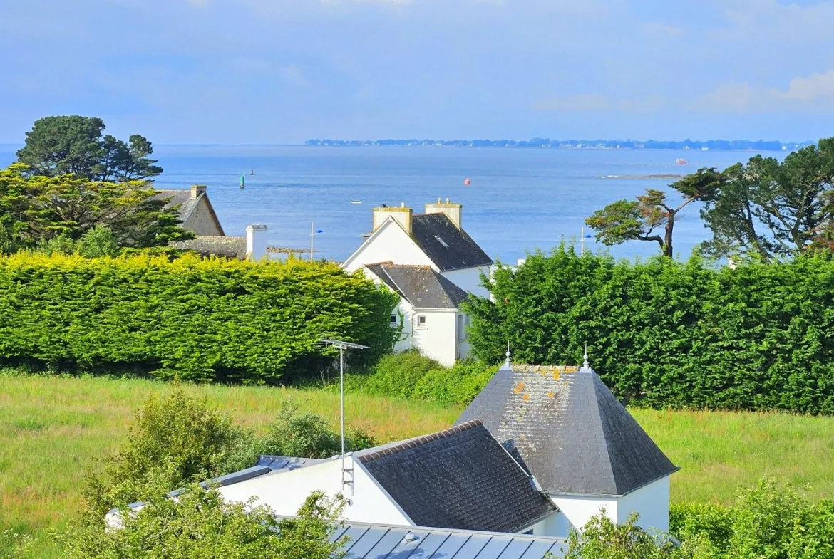 Appartement T3 à 100m de la plage du Trez avec vue mer à Bénodet 