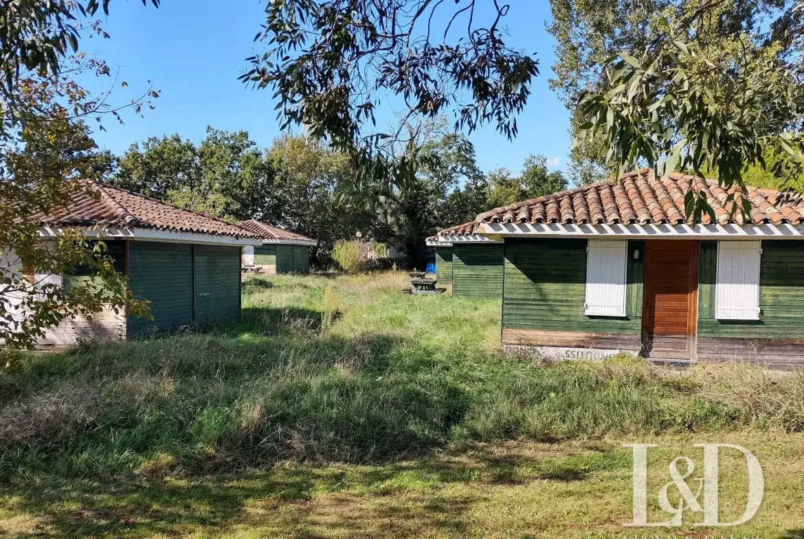 Terrain constructible et viabilisé proche du Golf de Fiac à Fiac (81) 