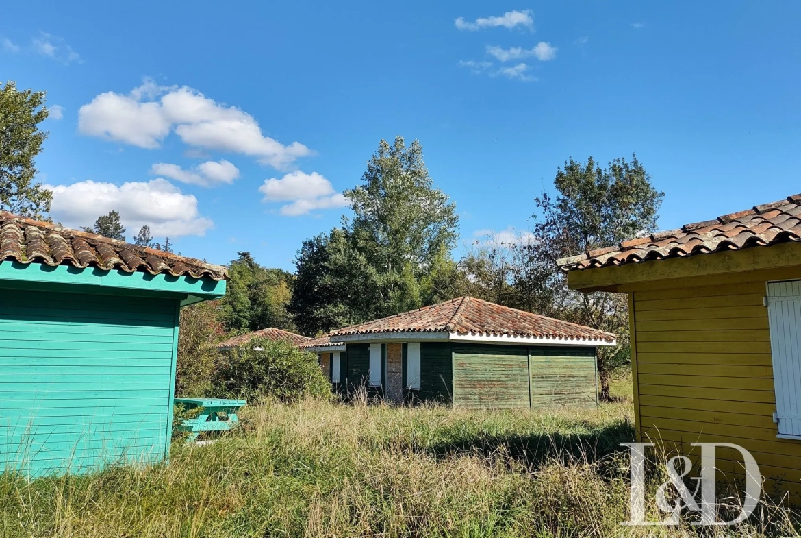 Terrain constructible et viabilisé proche du Golf de Fiac à Fiac (81) 
