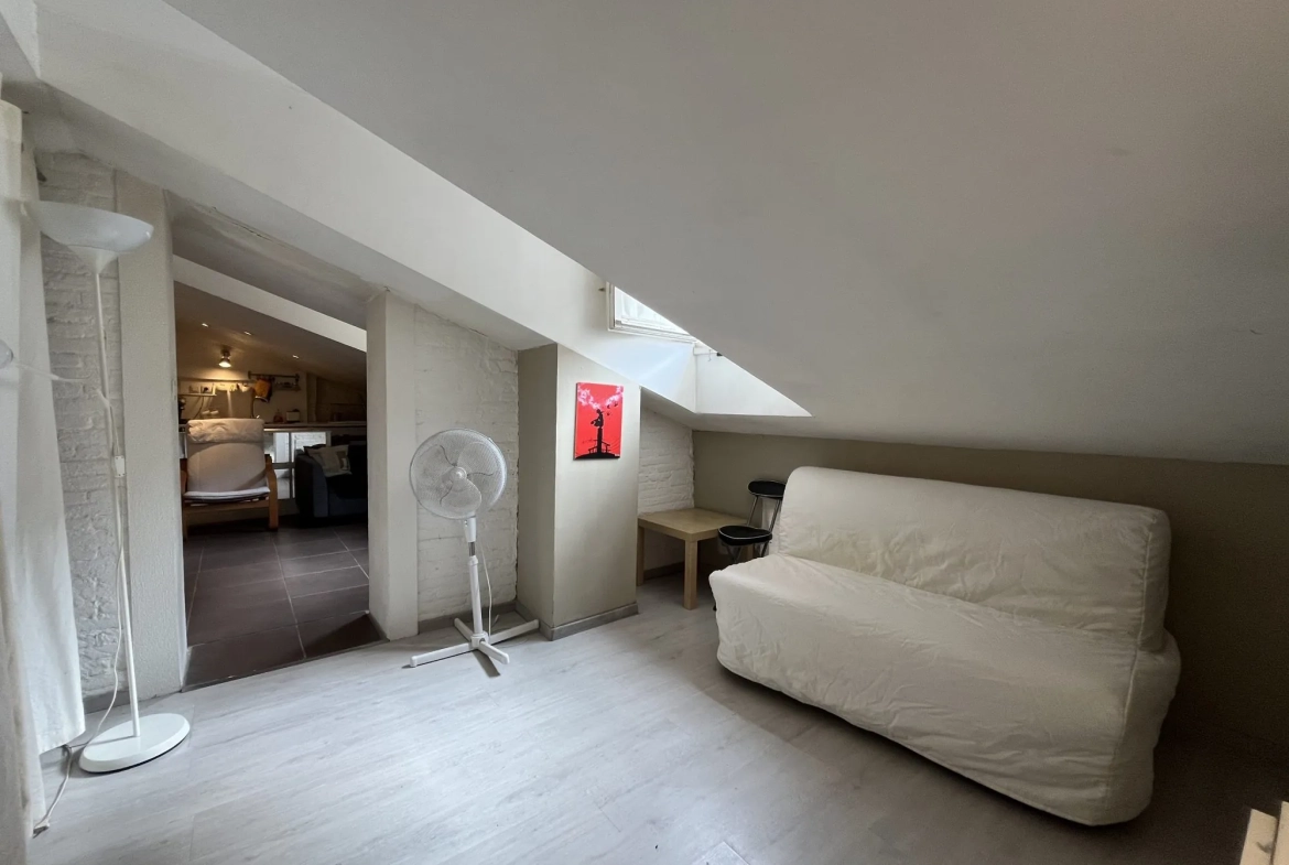 Appartement T1 Bis à Toulouse - Dernier étage, investissement locatif 