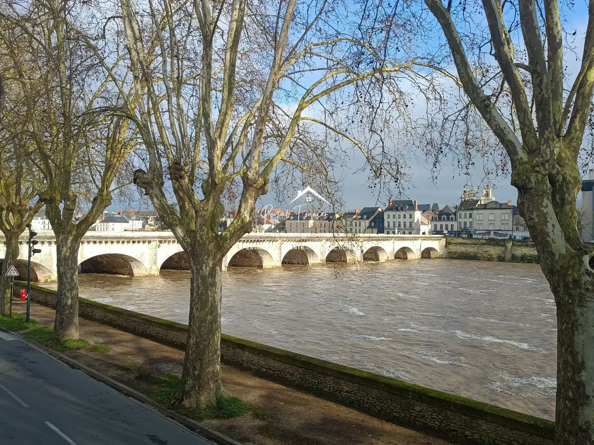 Vue de la terrasse  Maison ancienne rénovée à Châtellerault avec 160 m², 2 chambres, proche commodités 