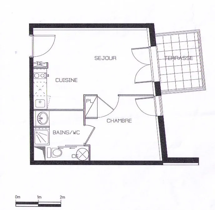 Achat appartement 2 pièces avec terrasse à Toulouse Aucamville 