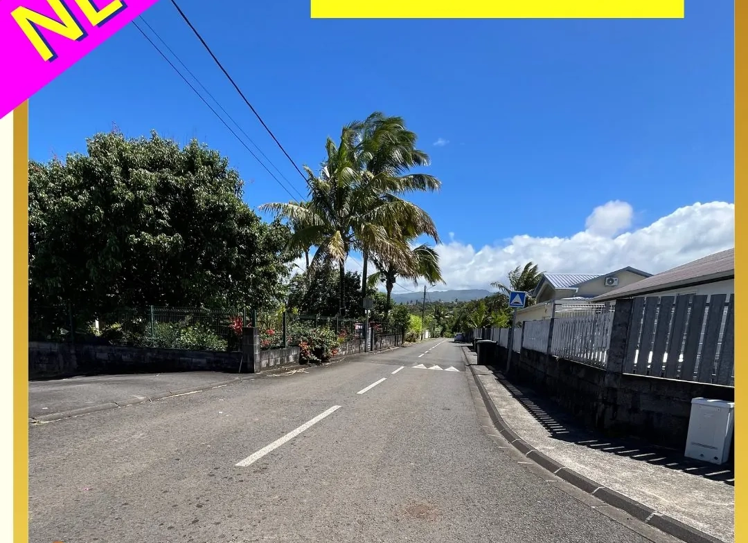 Terrain constructible de 435 m² à Bras-Panon, emplacement idéal et résidentiel 