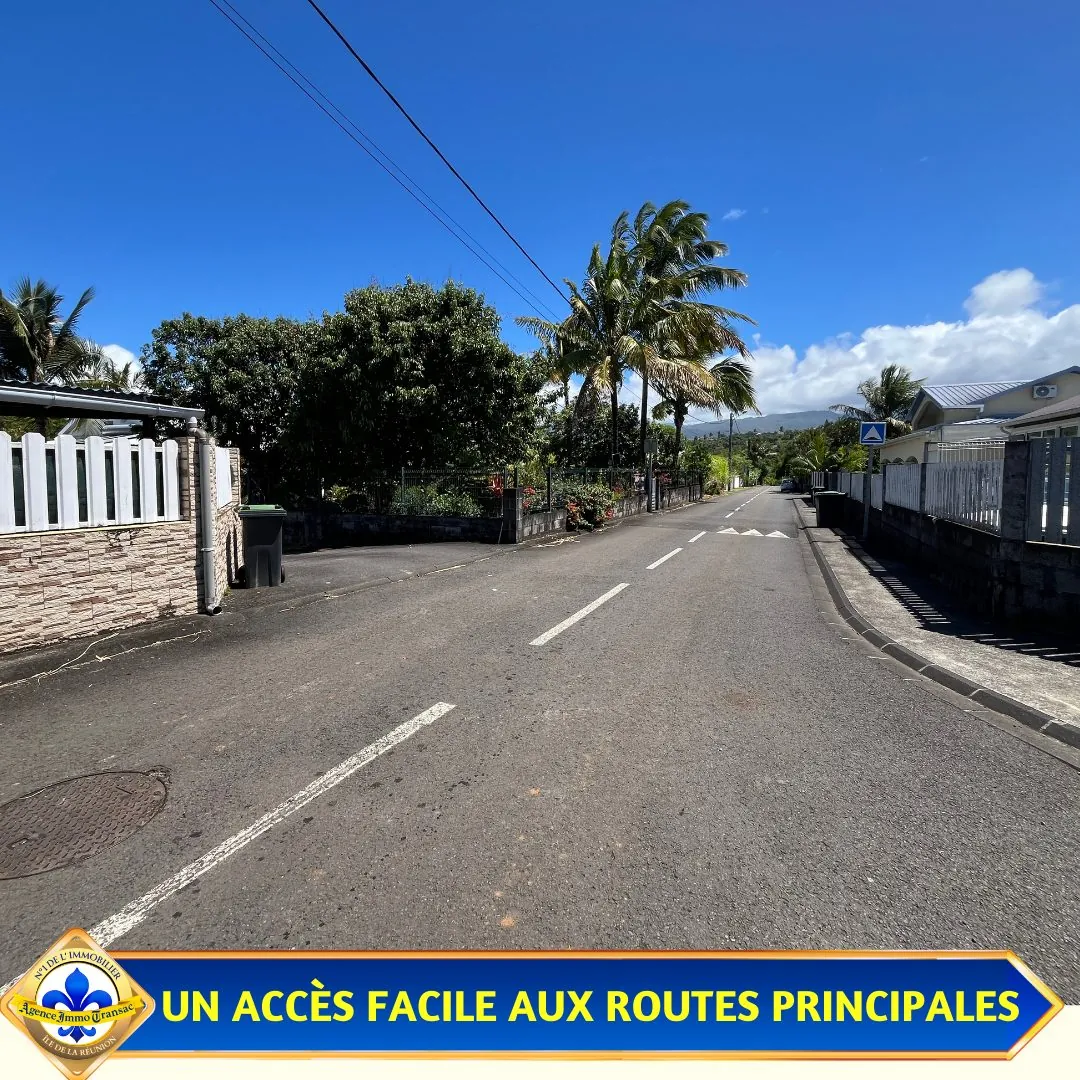 Terrain constructible de 435 m² à Bras-Panon, emplacement idéal et résidentiel 