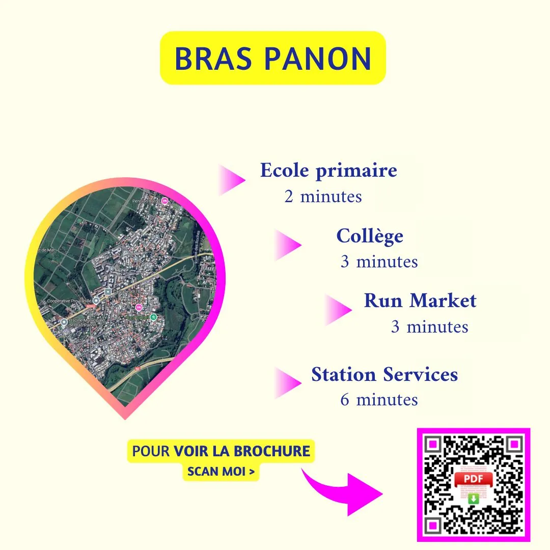 Terrain constructible de 435 m² à Bras-Panon, emplacement idéal et résidentiel 