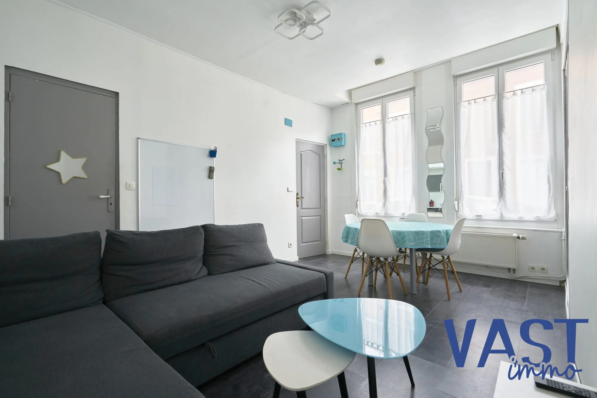 Maison 71 m² rénovée à Lille avec 3 chambres et espace bureau 