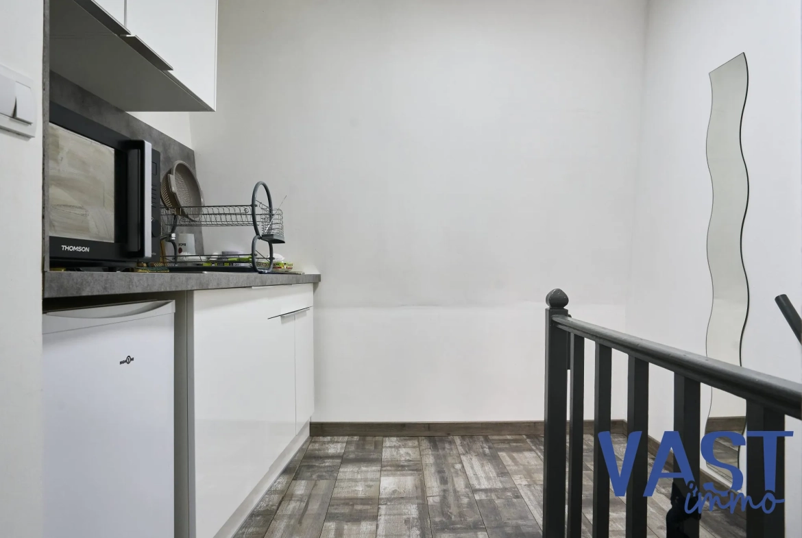 Maison 71 m² rénovée à Lille avec 3 chambres et espace bureau 
