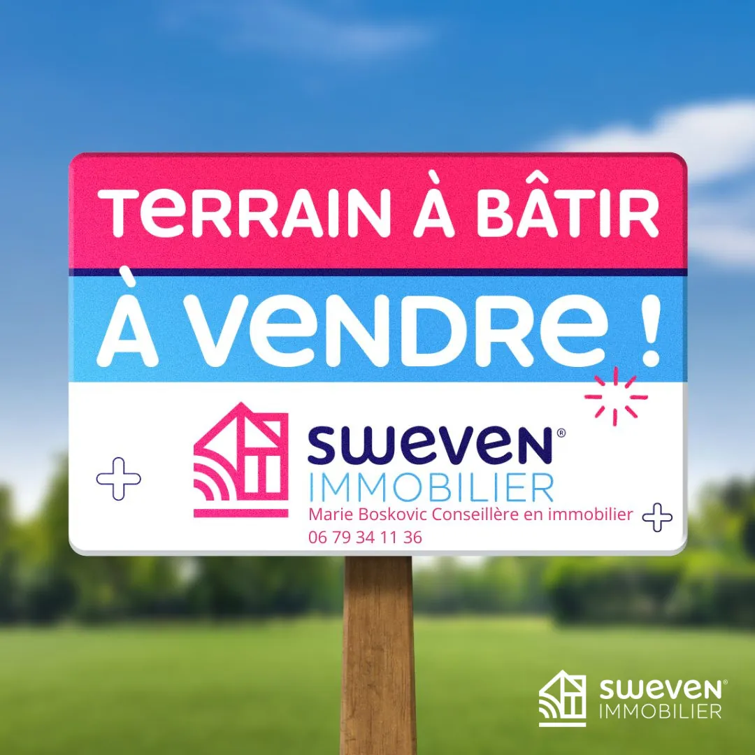 Terrain constructible de 540 m² à Labarthe-sur-Lèze près de Toulouse 