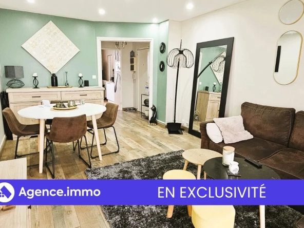 Appartement T3 à vendre à Tours, vue sur le Cher, balcon sud, proche transports et commodités