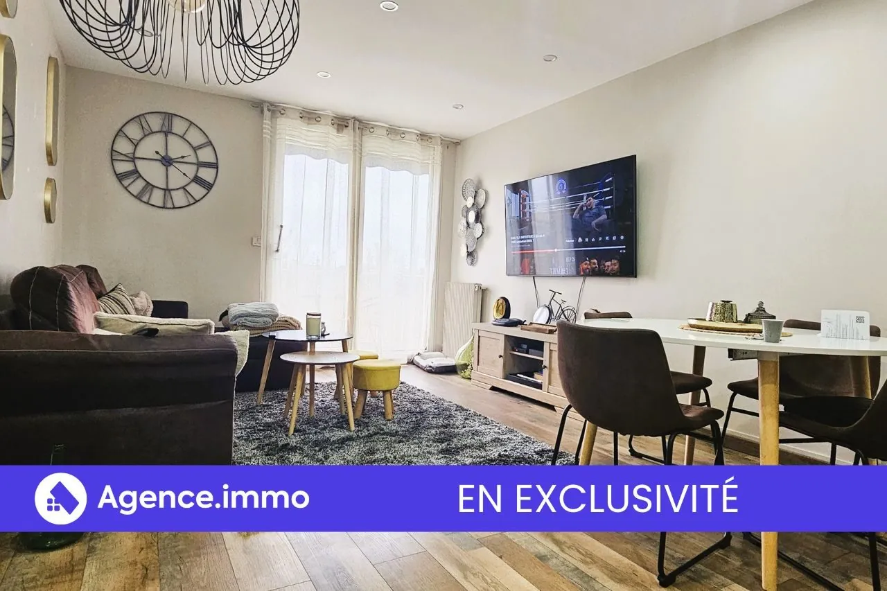 Appartement T3 à vendre à Tours, vue sur le Cher, balcon sud, proche transports et commodités 
