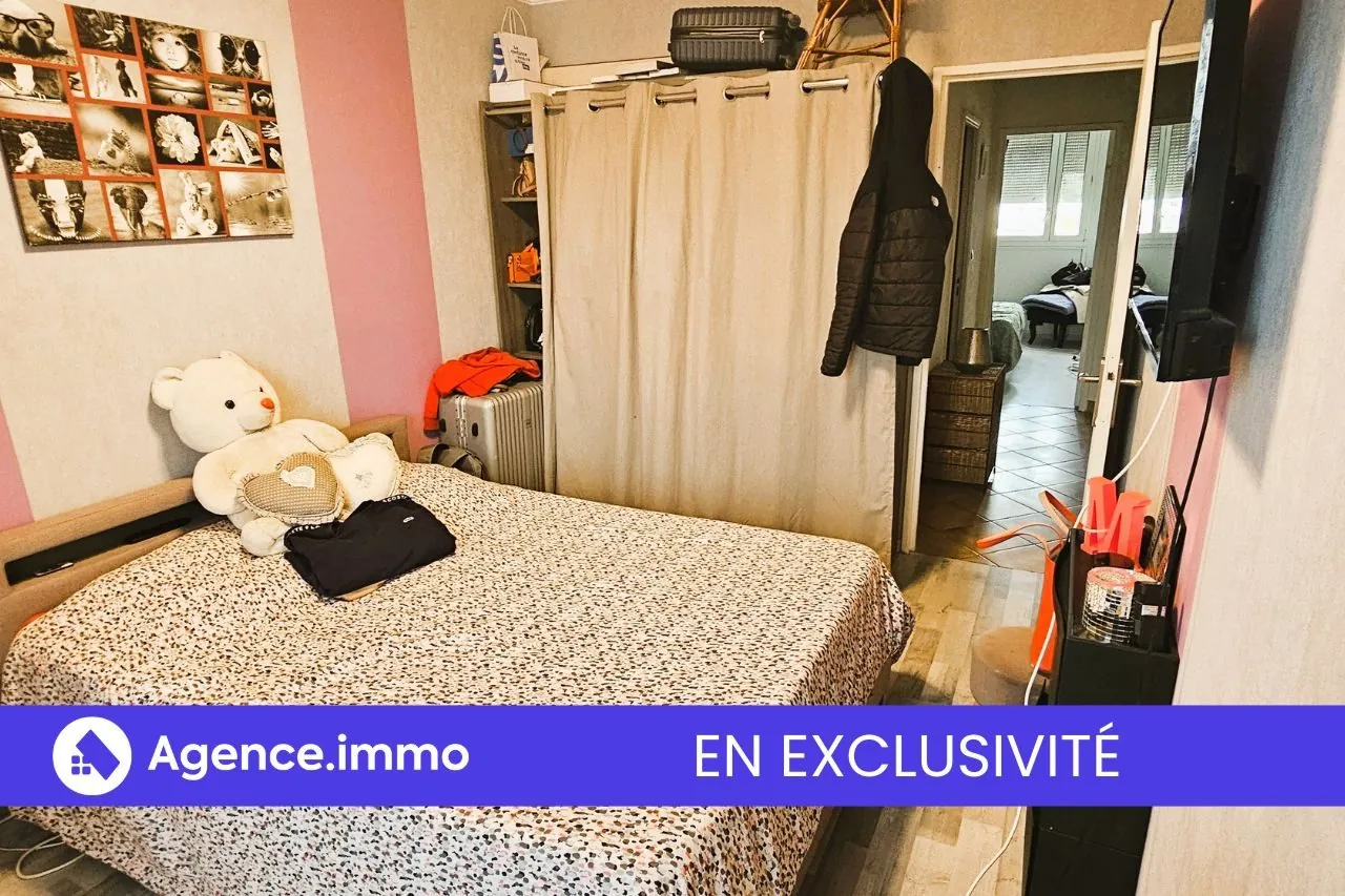 Appartement T3 à vendre à Tours, vue sur le Cher, balcon sud, proche transports et commodités 