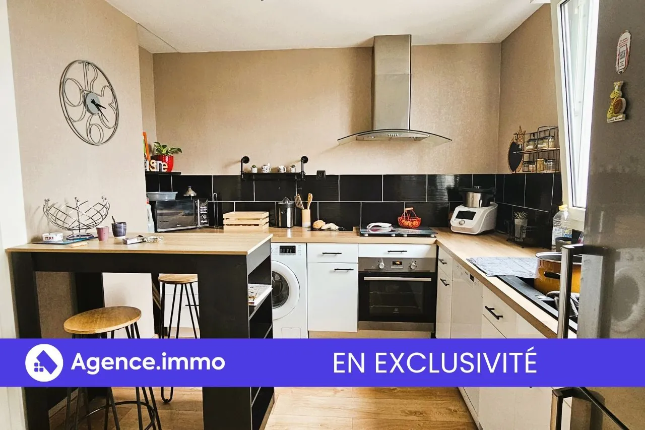 Appartement T3 à vendre à Tours, vue sur le Cher, balcon sud, proche transports et commodités 
