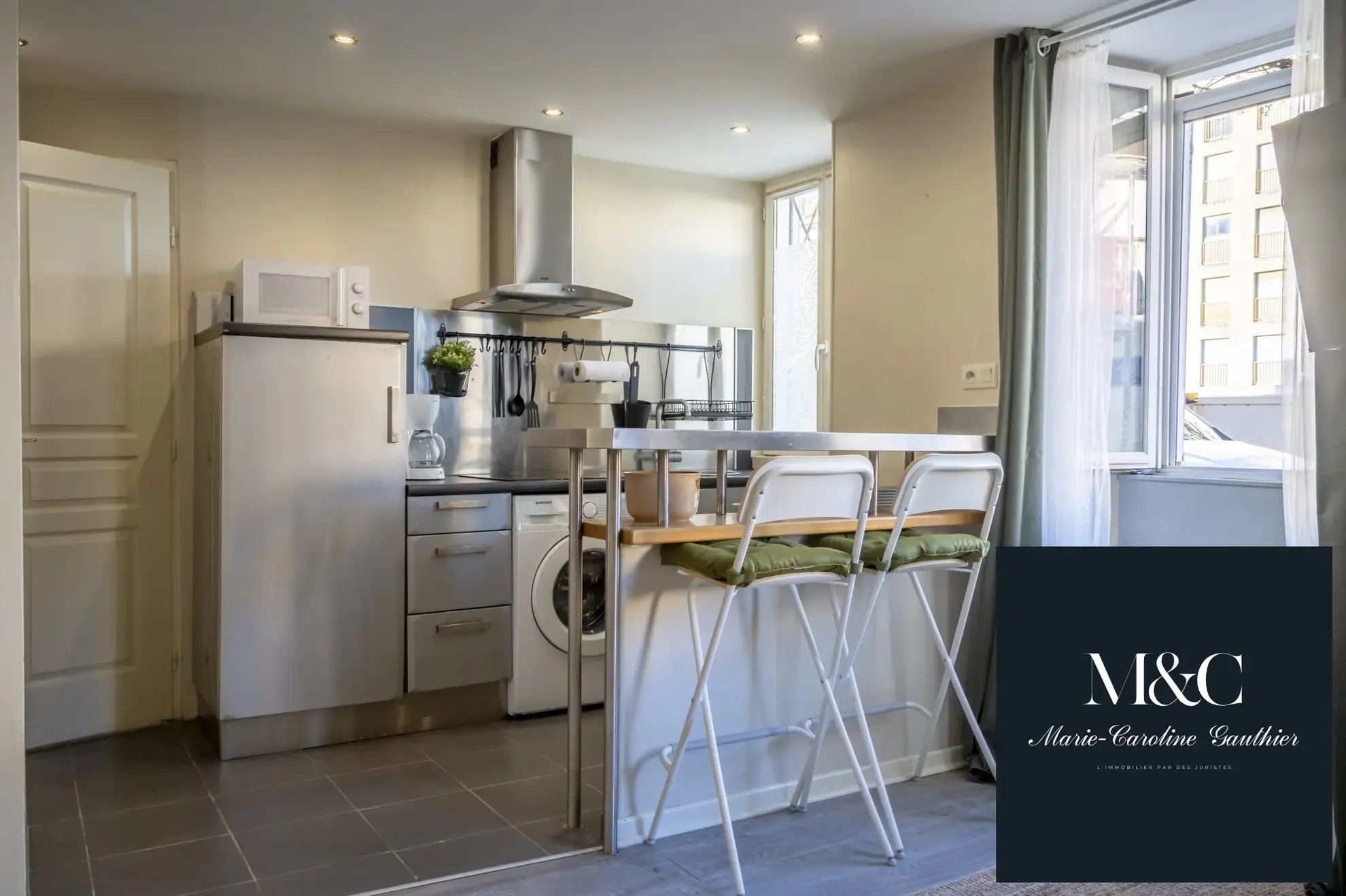 Appartement 2 pièces avec aperçu mer à Biarritz proche Côte des Basques 