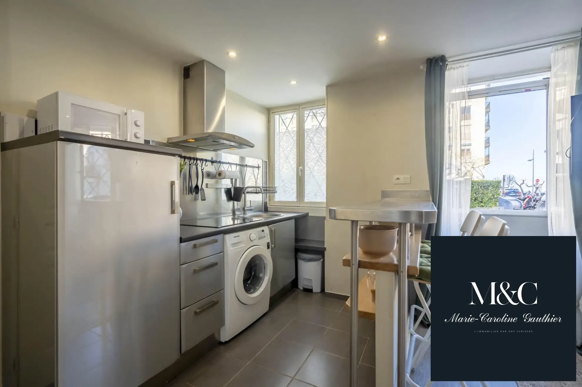 Appartement 2 pièces avec aperçu mer à Biarritz proche Côte des Basques 