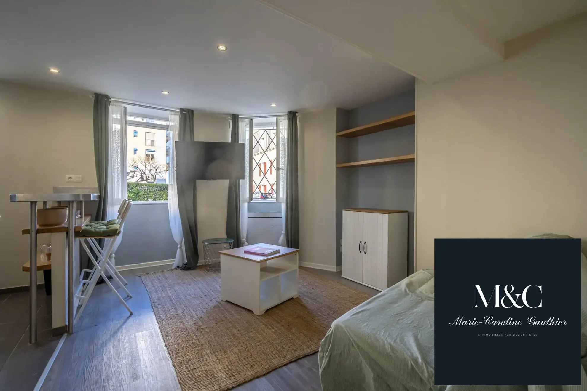 Appartement 2 pièces avec aperçu mer à Biarritz proche Côte des Basques 