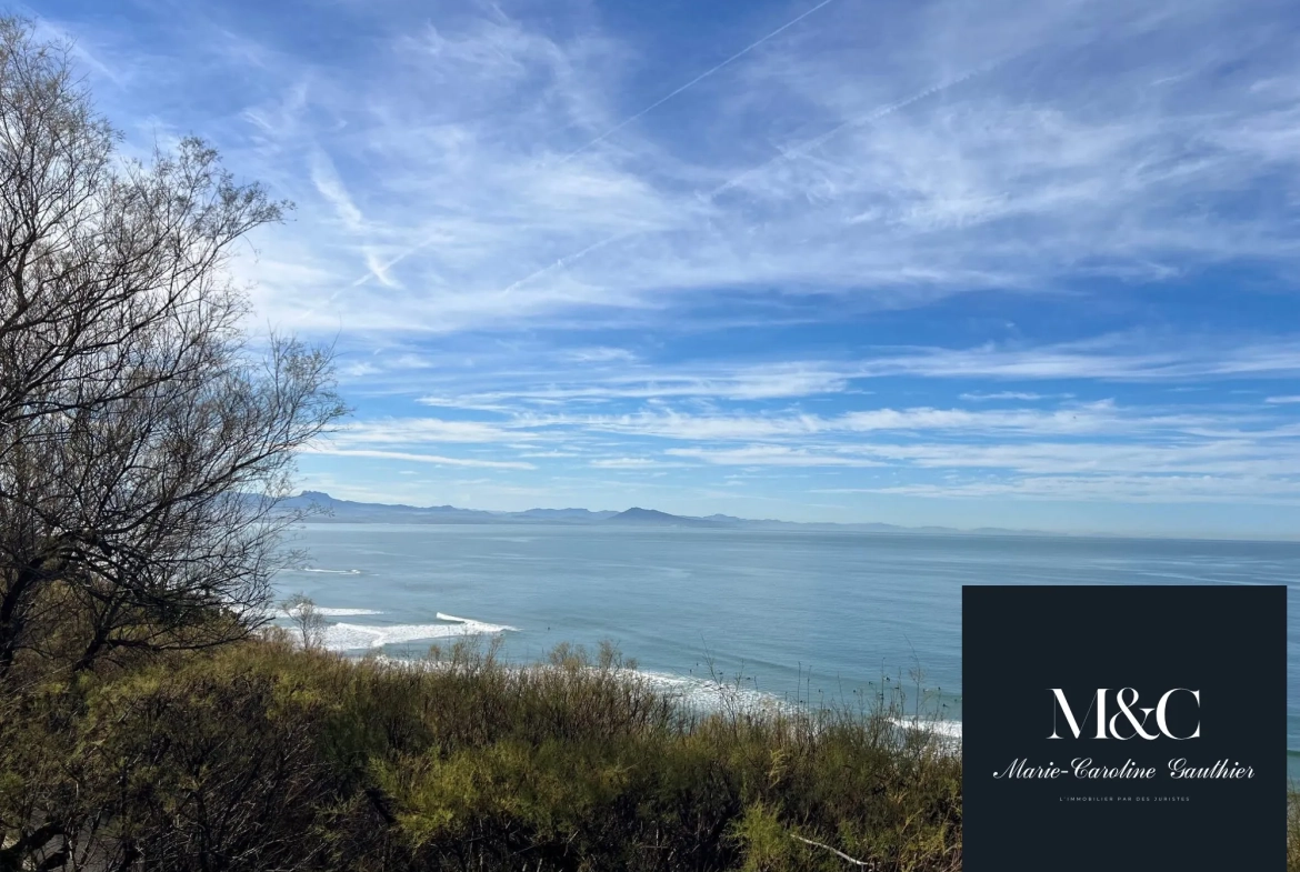 Appartement 2 pièces avec aperçu mer à Biarritz proche Côte des Basques 