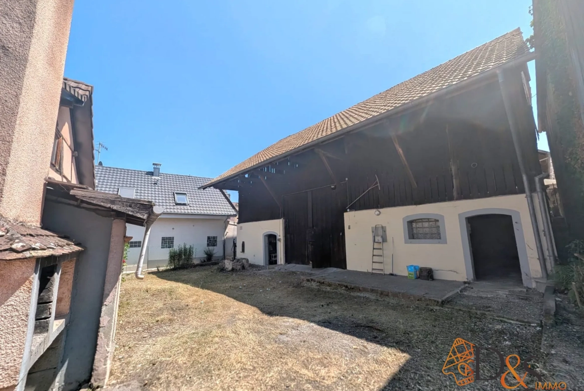 Maison à vendre à Geispitzen avec grande grange et fort potentiel 