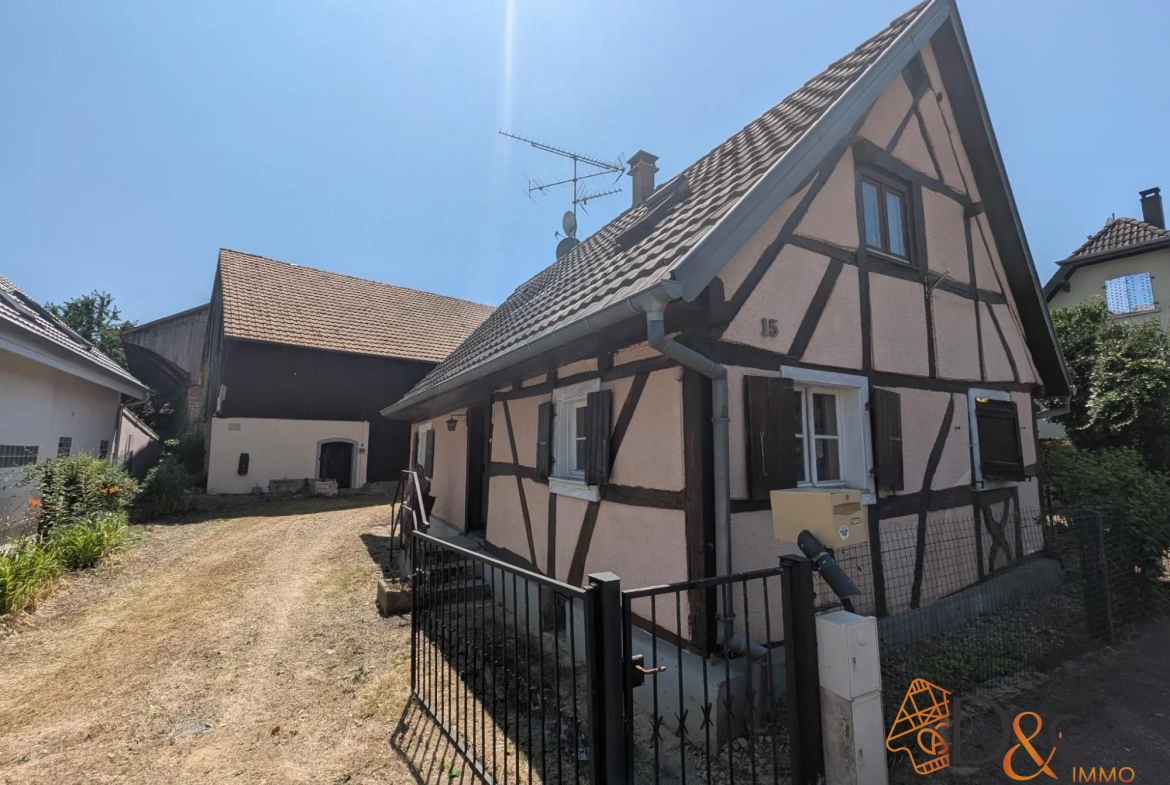 Maison à vendre à Geispitzen avec grande grange et fort potentiel 