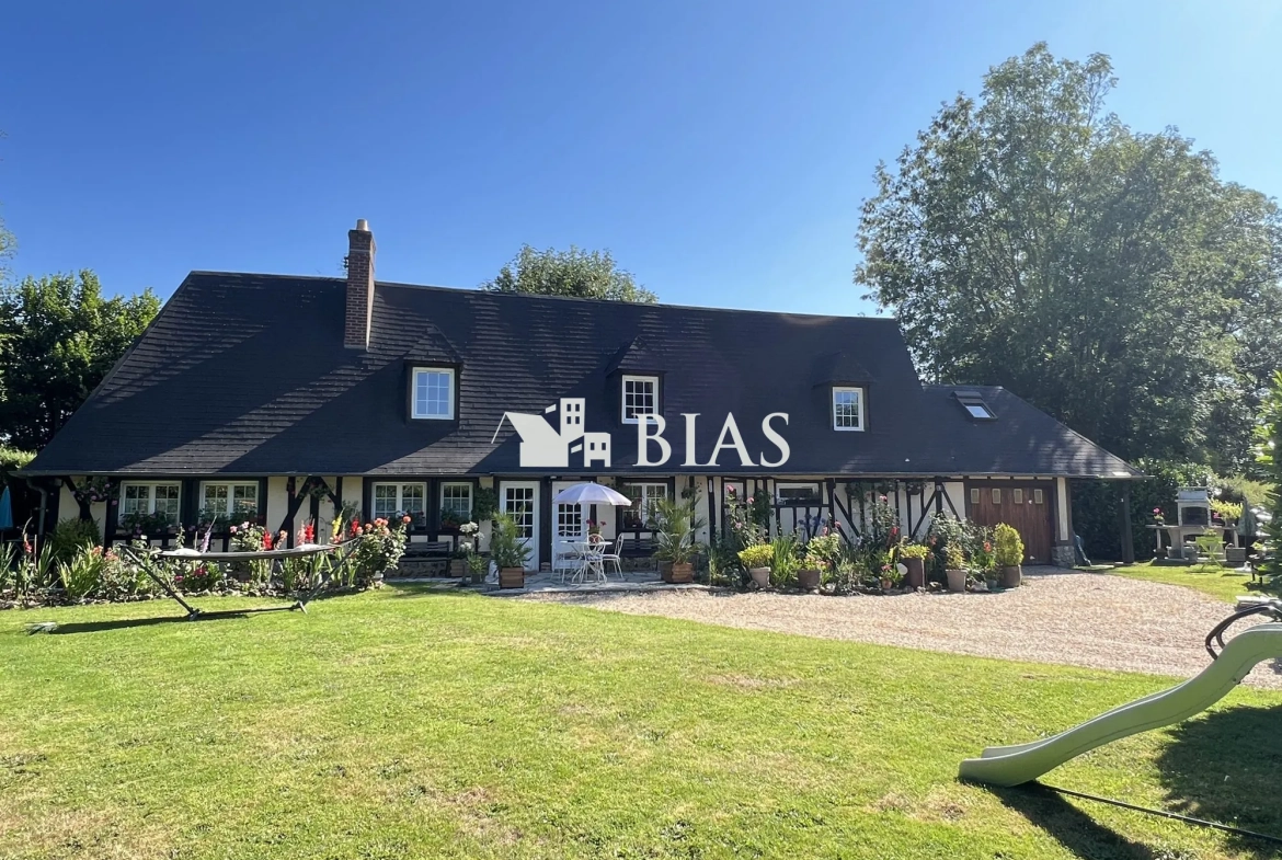 Magnifique maison à vendre à Bernay en Normandie avec jardin et 3 chambres 