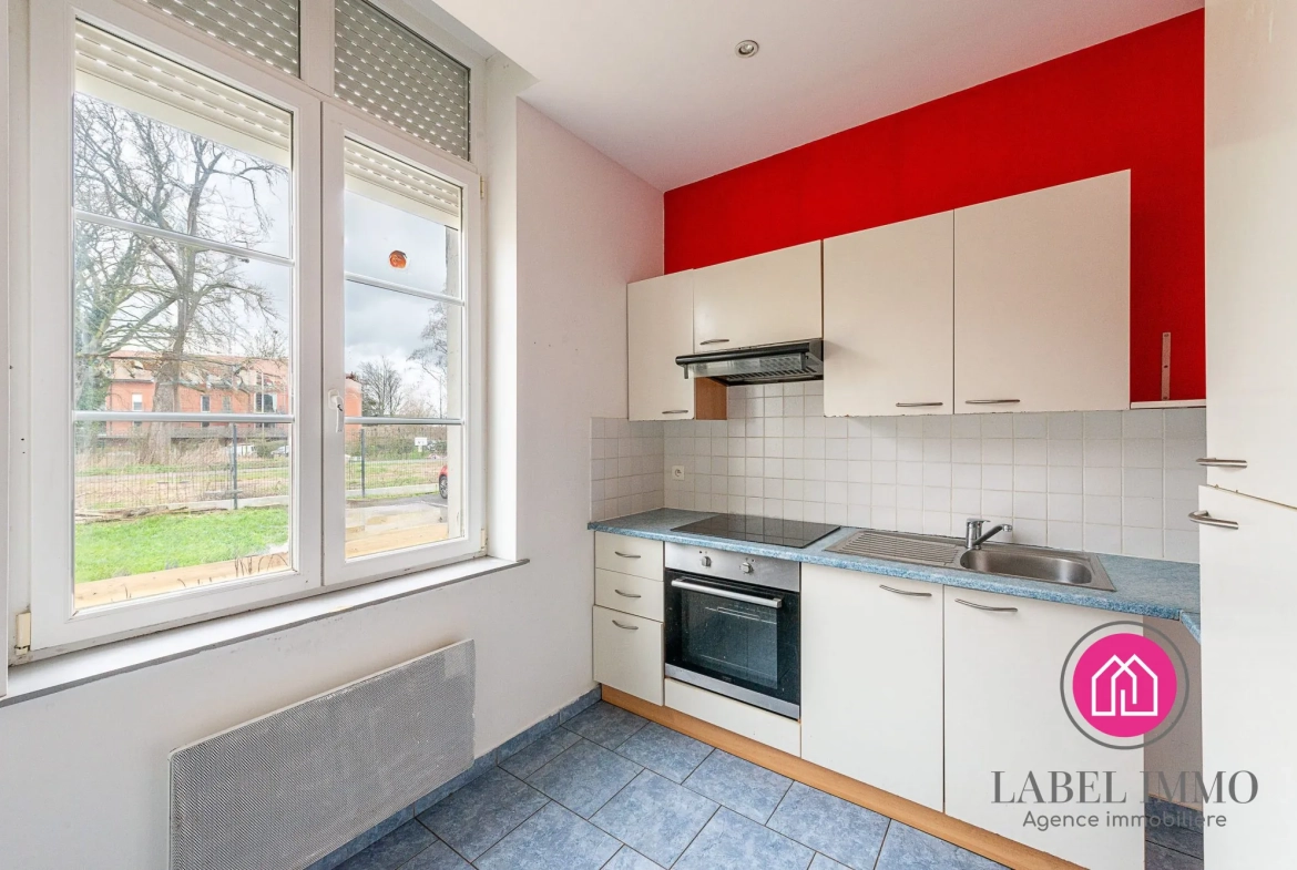 Appartement F3 loué en rez-de-chaussée à Saultain - 72,15 m² 