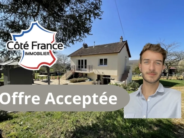 Maison rénovée avec vue imprenable sur la nature à Brosses - 62 m²