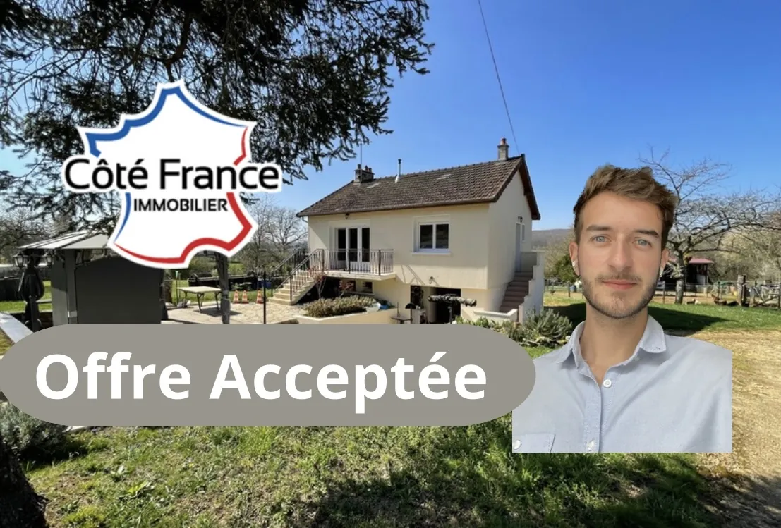 Maison rénovée avec vue imprenable sur la nature à Brosses - 62 m² 