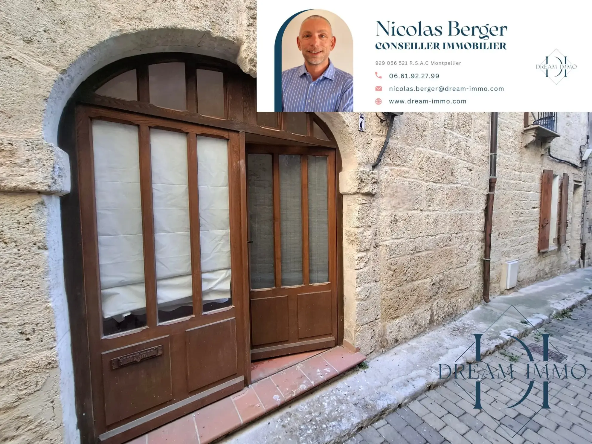 Appartement T2 à Poussan avec fort potentiel de rénovation - 34,57 m² 
