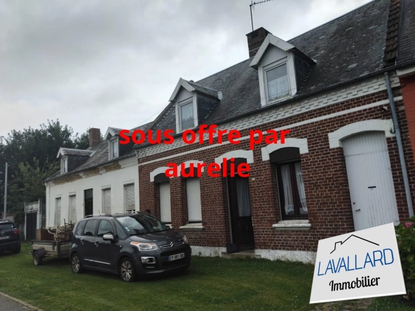 Maison ancienne à rénover avec jardin à Mailly-Maillet, secteur d'Albert