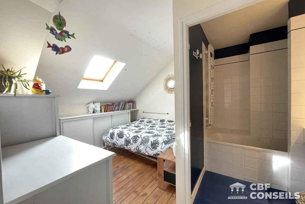 Magnifique duplex T4 à Chamalières avec balcon, cave et faible charges 