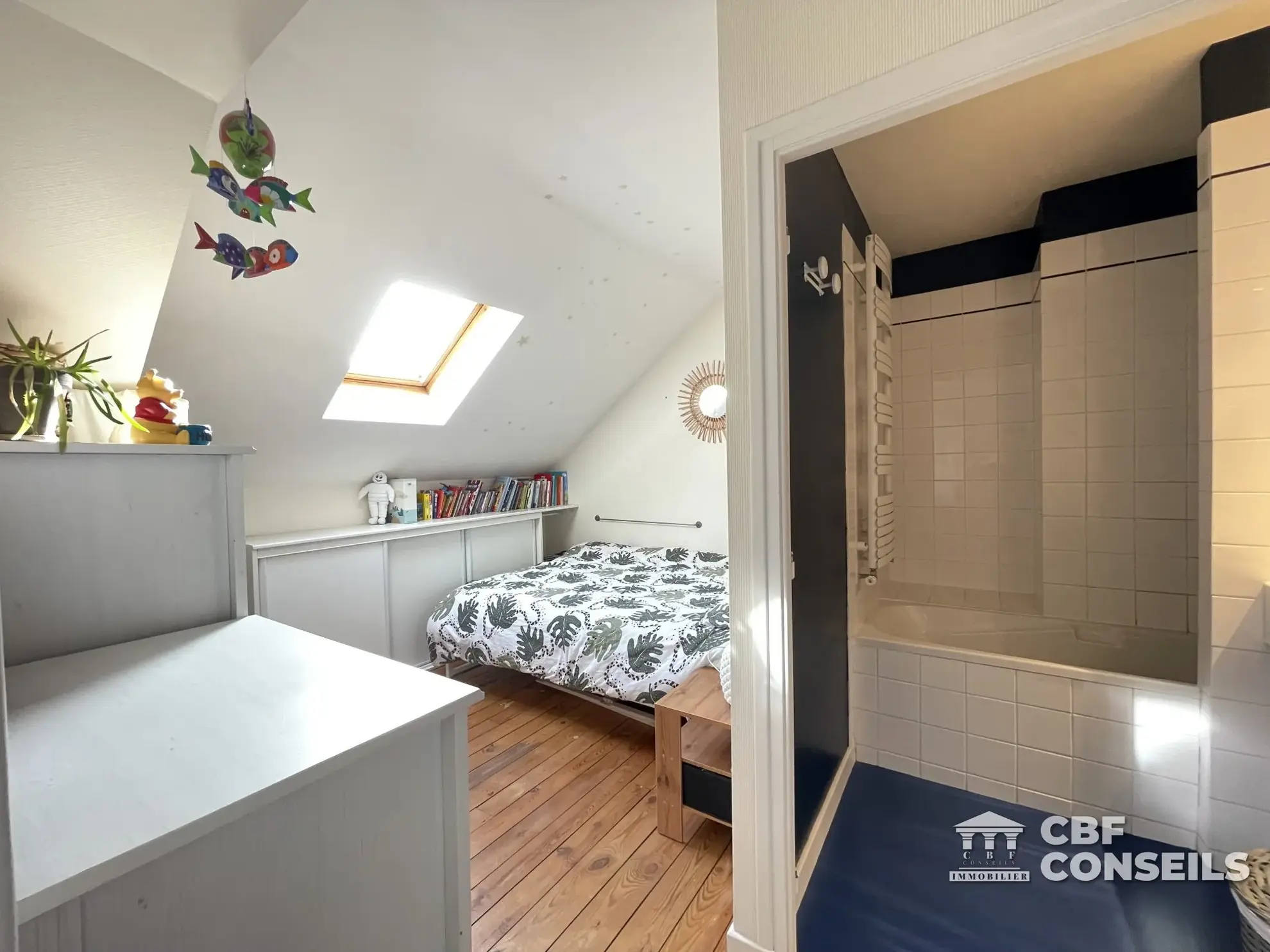 Magnifique duplex T4 à Chamalières avec balcon, cave et faible charges 