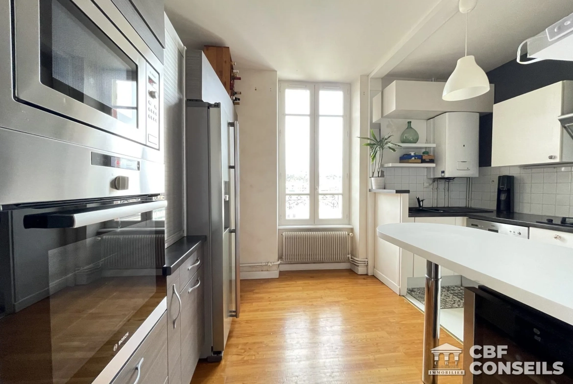 Magnifique duplex T4 à Chamalières avec balcon, cave et faible charges 