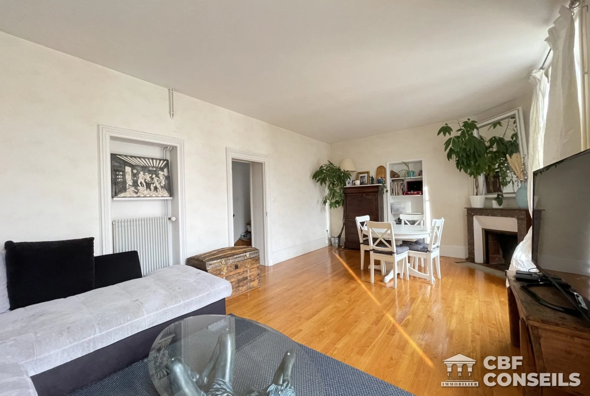 Magnifique duplex T4 à Chamalières avec balcon, cave et faible charges 