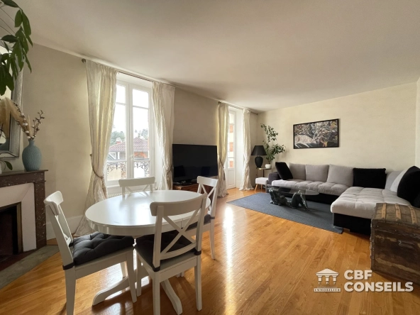 Magnifique duplex T4 à Chamalières avec balcon, cave et faible charges