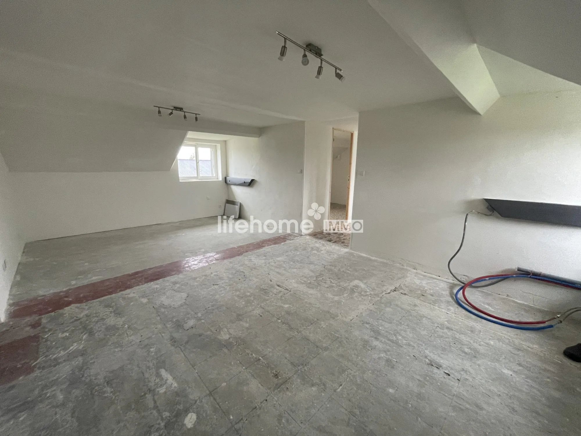 Maison en deux appartements avec grand terrain à Luçay-le-Mâle 