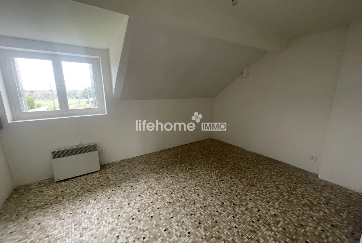 Maison en deux appartements avec grand terrain à Luçay-le-Mâle 