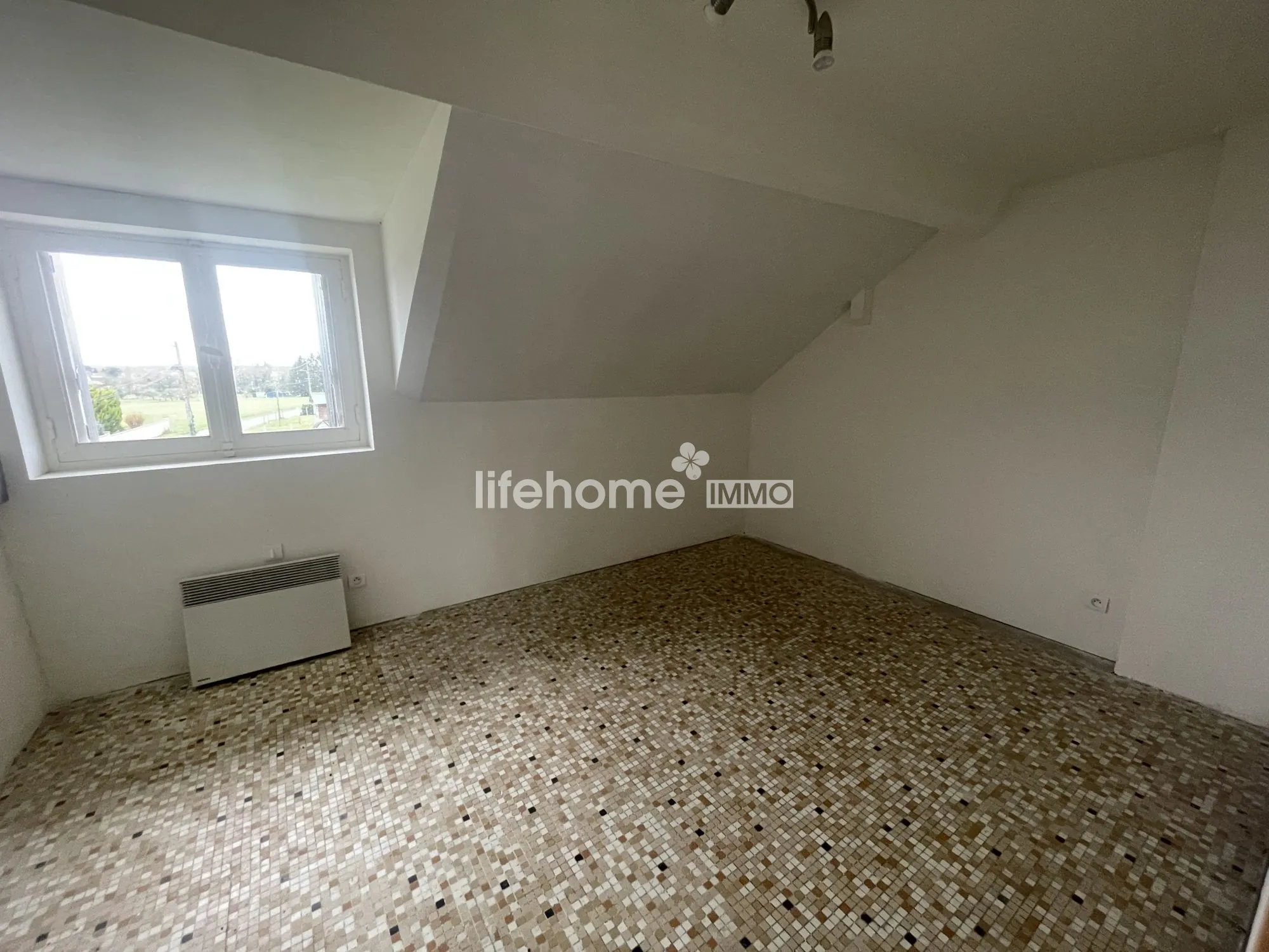 Maison en deux appartements avec grand terrain à Luçay-le-Mâle 