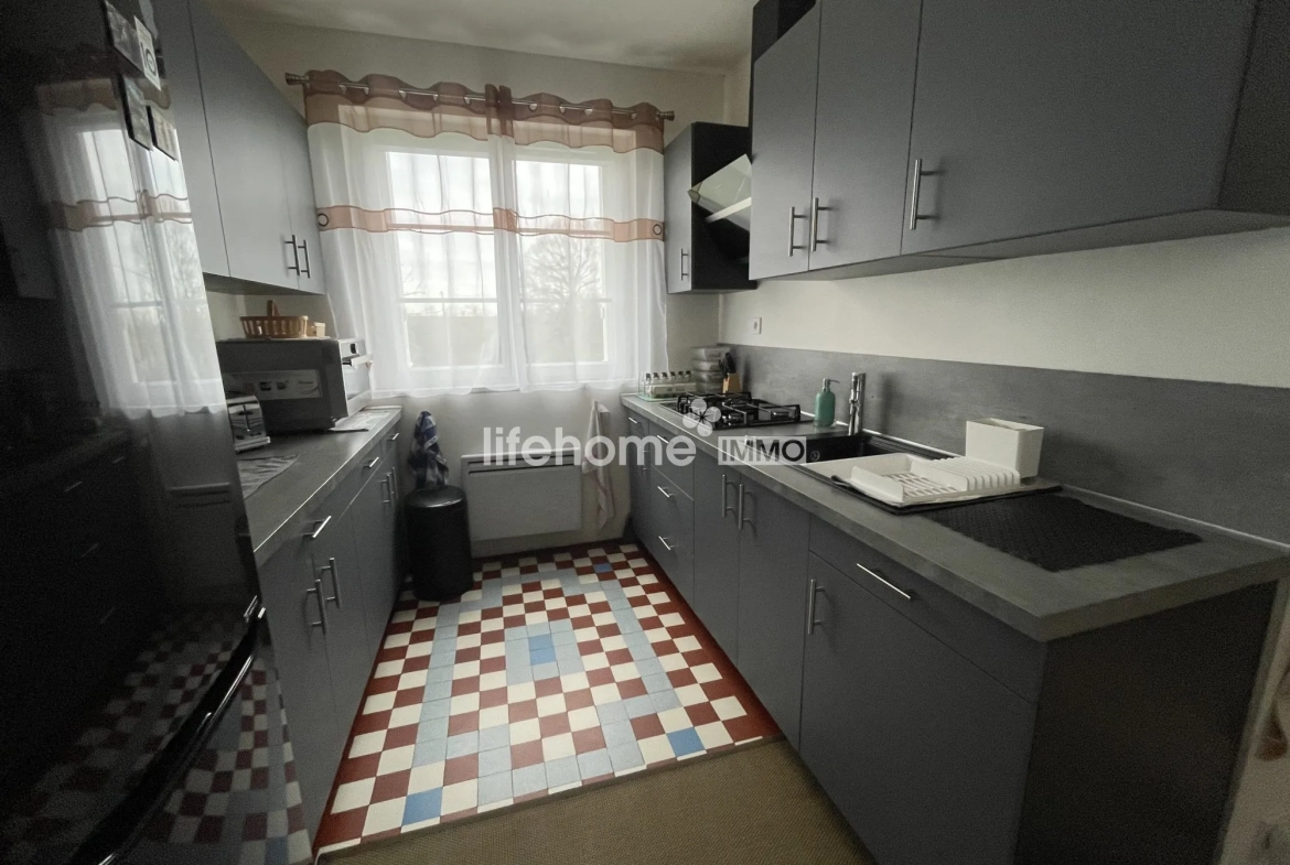 Maison en deux appartements avec grand terrain à Luçay-le-Mâle 