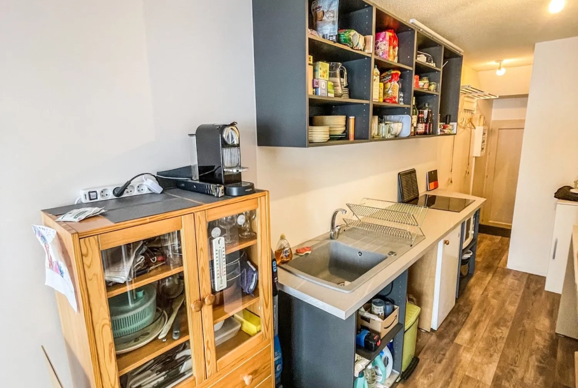 SuperDévoluy - Charmant T2 face aux pistes, 28 m² rénové avec balcon 