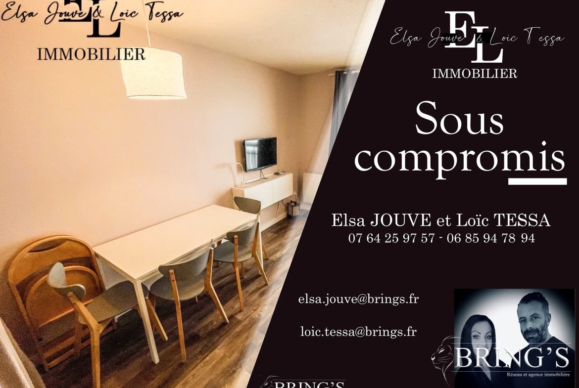 SuperDévoluy - Charmant T2 face aux pistes, 28 m² rénové avec balcon 