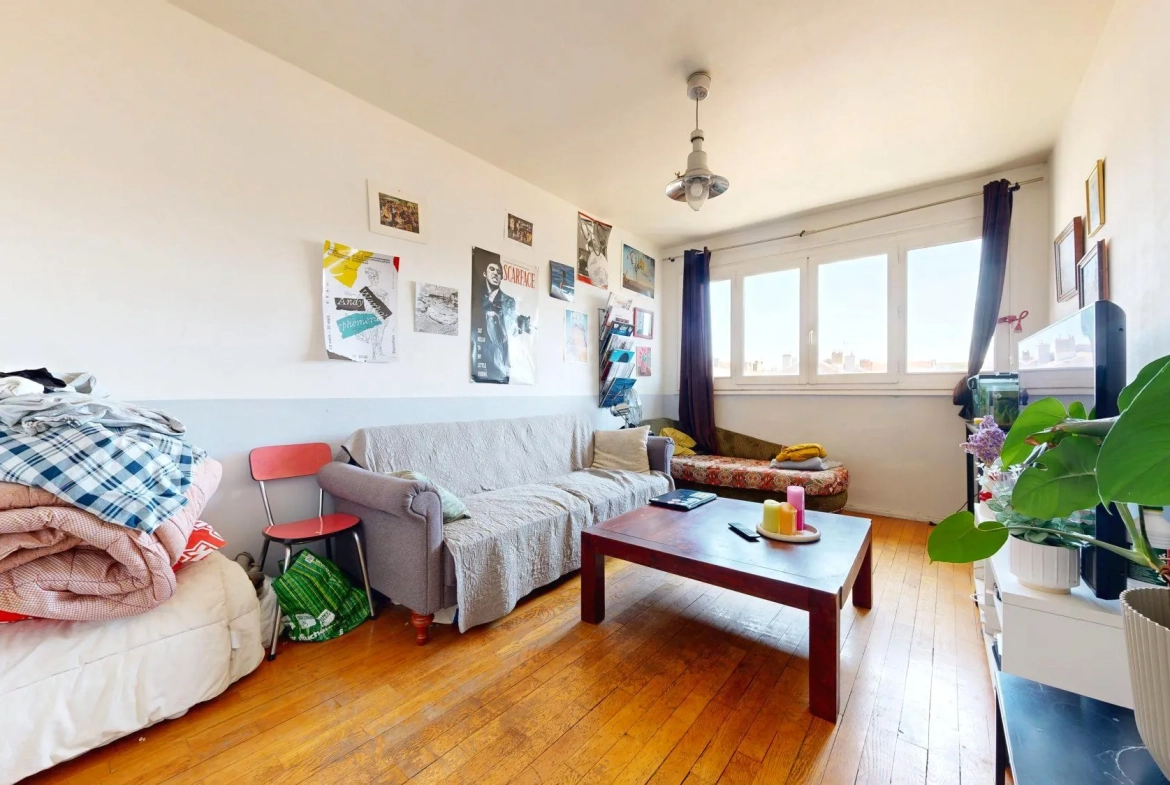 Appartement T3 de 55 m² avec potentiel de rentabilité à Lyon 