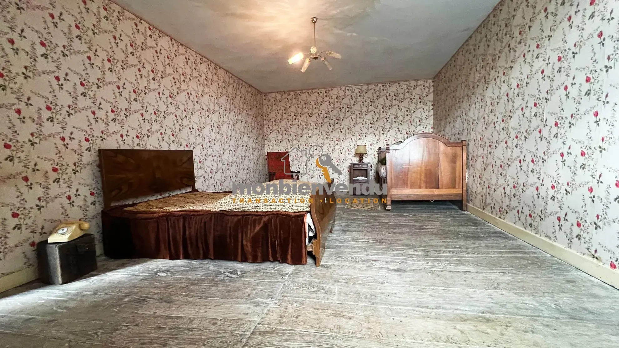 Maison ancienne de caractère à Roannes-Saint-Mary, 186 m² avec cave et potentiel d'aménagement 