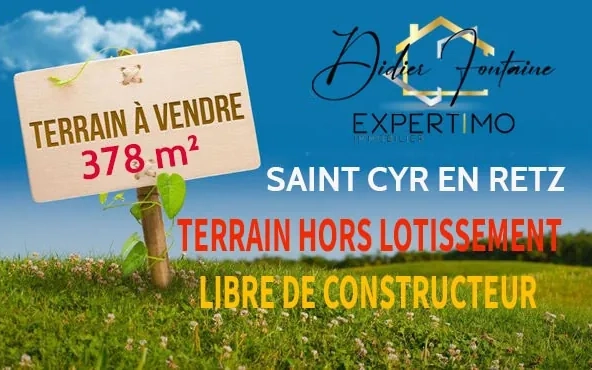 Terrain constructible de 378 m² à Villeneuve-en-Retz — Opportunité proche mer et commerces