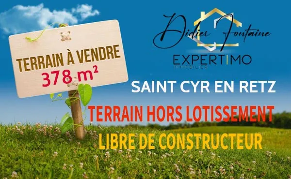 Terrain constructible de 378 m² à Villeneuve-en-Retz — Opportunité proche mer et commerces 
