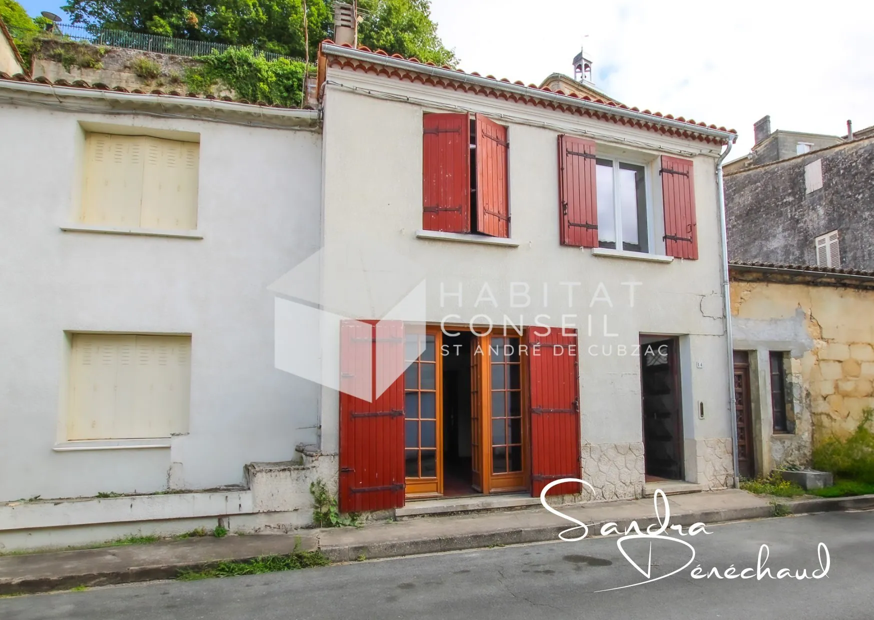Maison en pierres de 104 m2 avec jardin à Bourg-sur-Gironde 