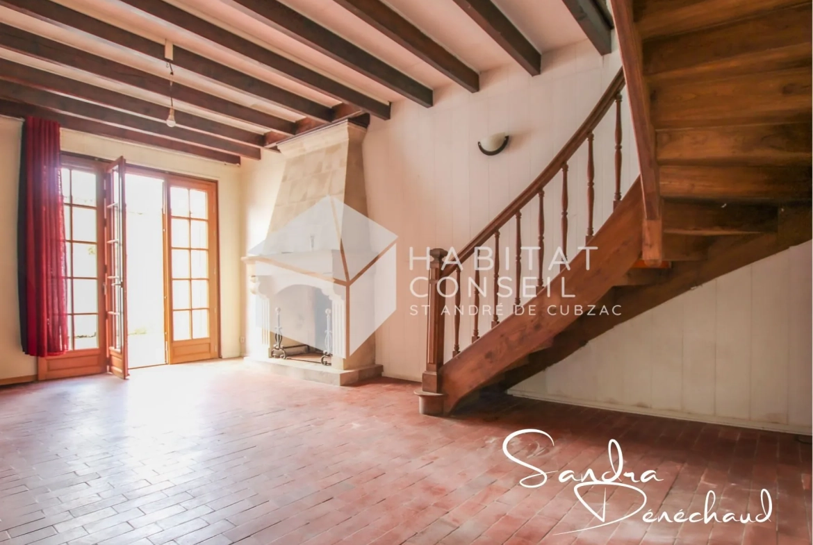 Maison en pierres de 104 m2 avec jardin à Bourg-sur-Gironde 