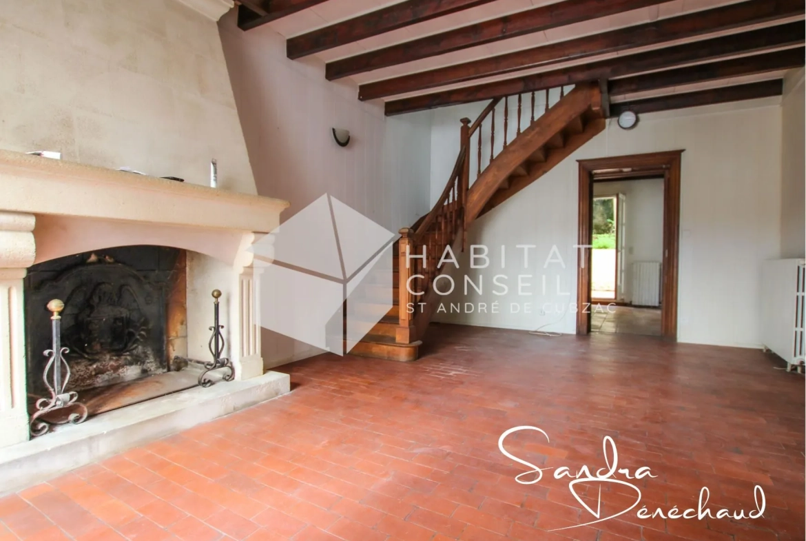 Maison en pierres de 104 m2 avec jardin à Bourg-sur-Gironde 